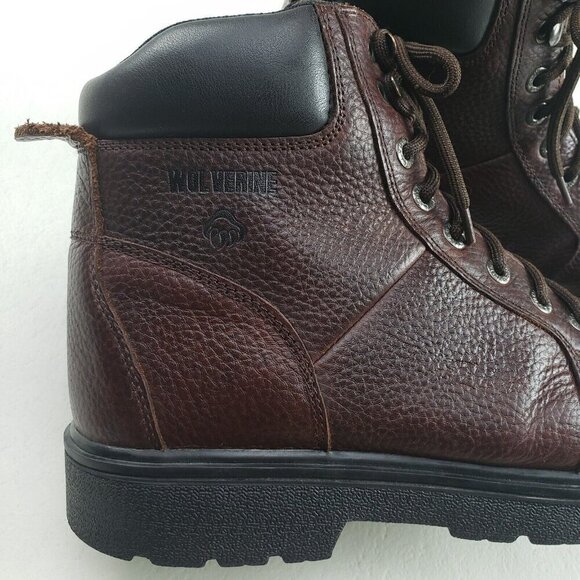 Wolverine Manawa Steel Toe Boot Mens 12 Brown Leather Thermolite Work W02174 main image 5